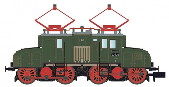 Kato HobbyTrain Lemke H2844 - Prussian Electric Locomotive BR E71 of the DR